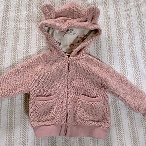 Fleece jacket / hoodie sweatshirt